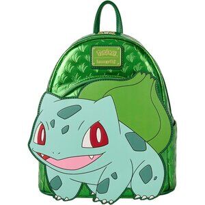 Loungefly Pokémon Bulbasaur Green Embossed Mini Backpack